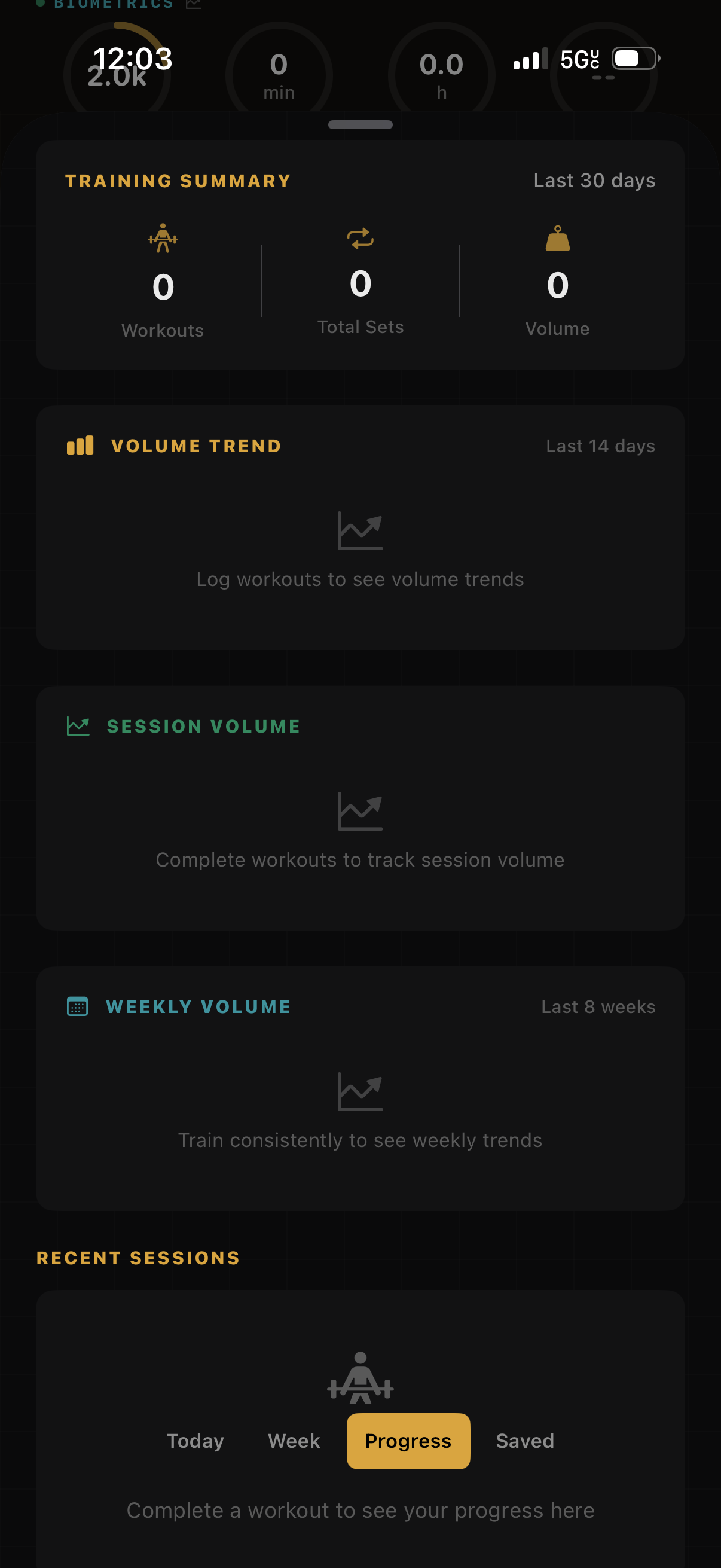 Workout Tracking